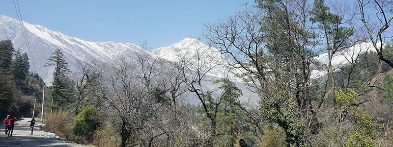 Fair weather road to Muktinath