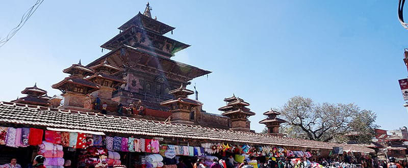 Bazar near Kathmandu Durbar Square