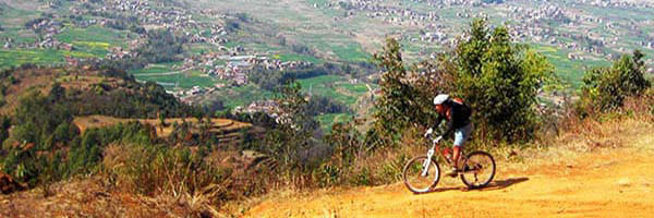 Mountain biking