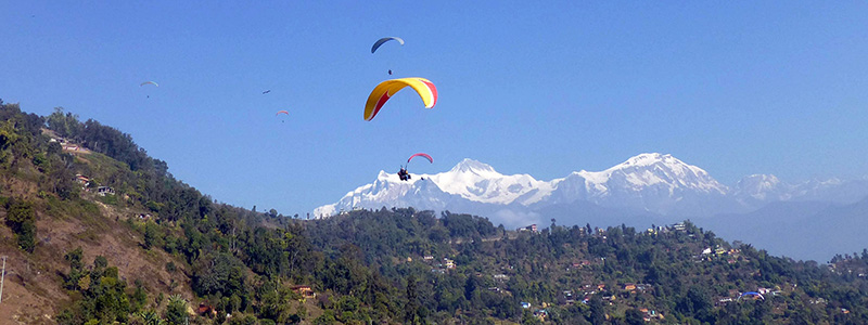 Paragliding adventure